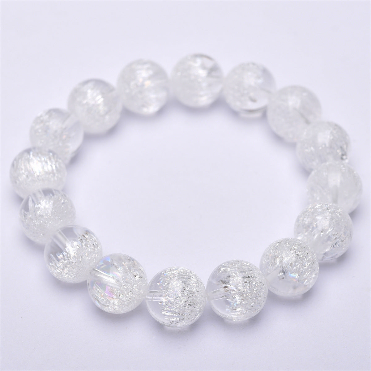 Bracelet Quartz Brisé "Amplificateur d’Énergie" – Cristal de Roche pour Clarté & Equilibre