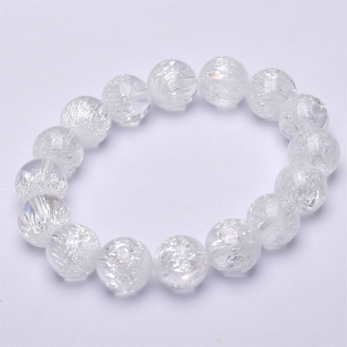 Bracelet Quartz Brisé "Amplificateur d’Énergie" – Cristal de Roche pour Clarté & Equilibre