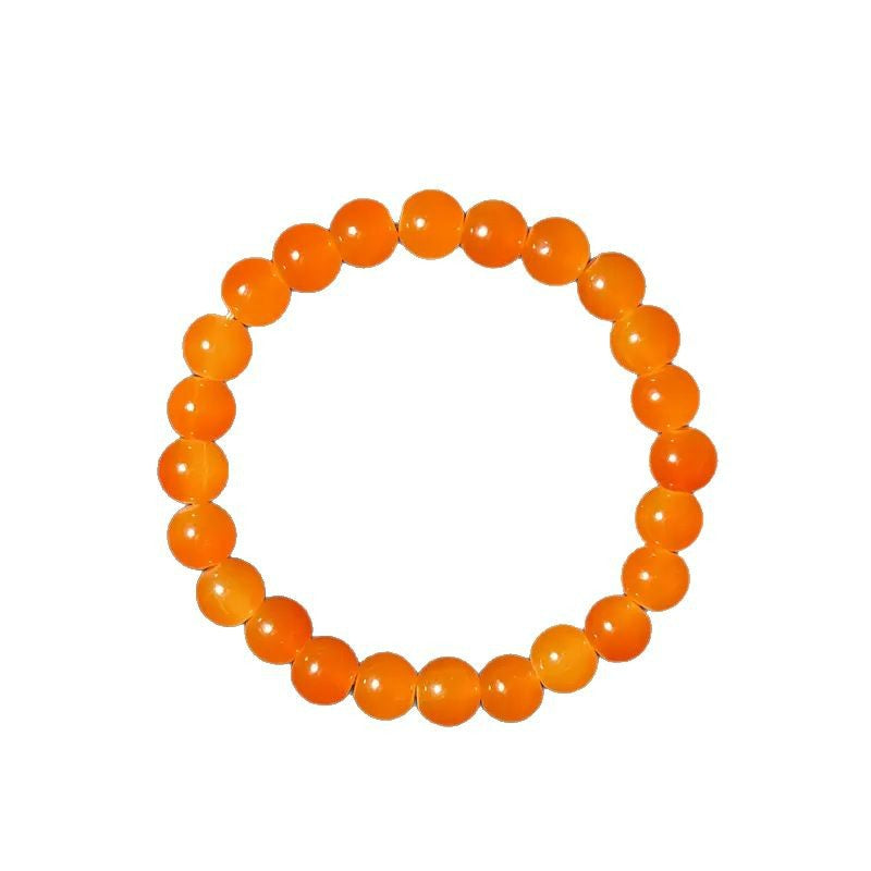 Bracelet "Ancrage Doux &amp; Vitalité" en Cornaline Naturelle – Réveillez Votre Force Intérieure &amp; Confiance