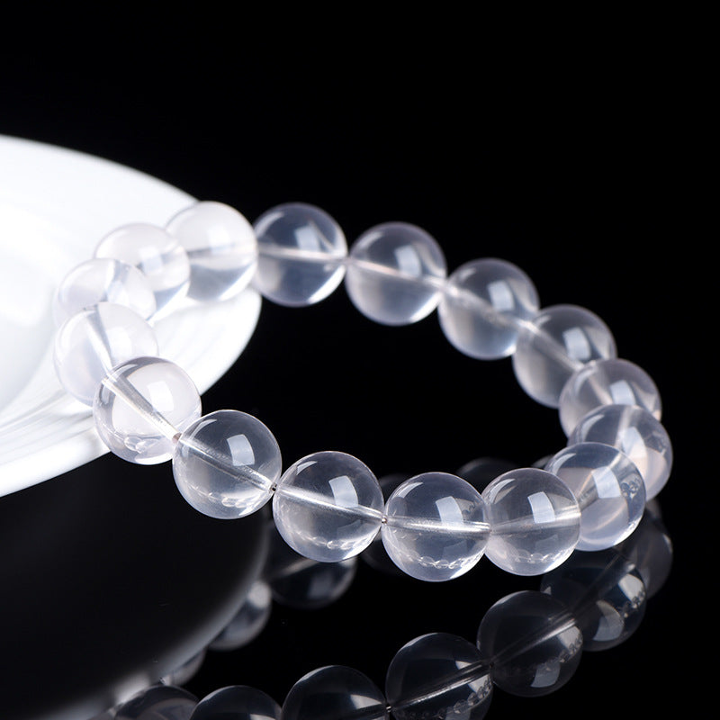 Bracelet Cristal de Roche "Amplificateur d'Énergie Pure" – Pierre de Clarté pour Equilibre Global