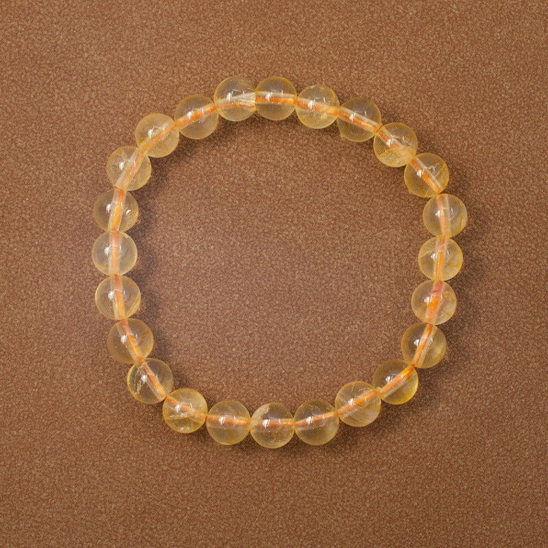 Bracelet Citrine "Éclat de Réussite" – Pierre Solaire pour Vitalité & Abondance