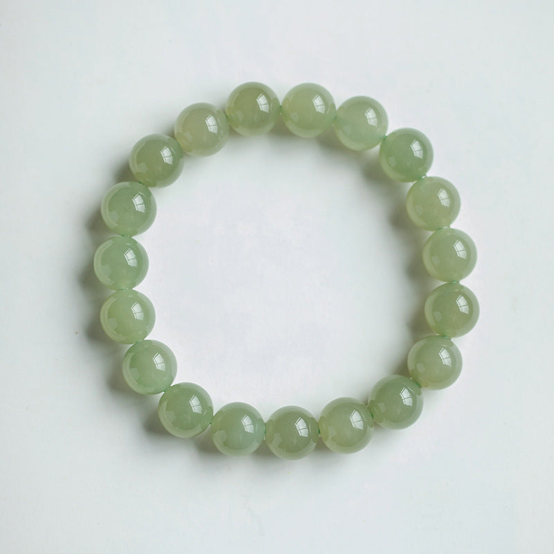 Bracelet "Sérénité &amp; Harmonie" en Jade Naturel – Porte-Bonheur pour Équilibre Intérieur &amp; Prospérité