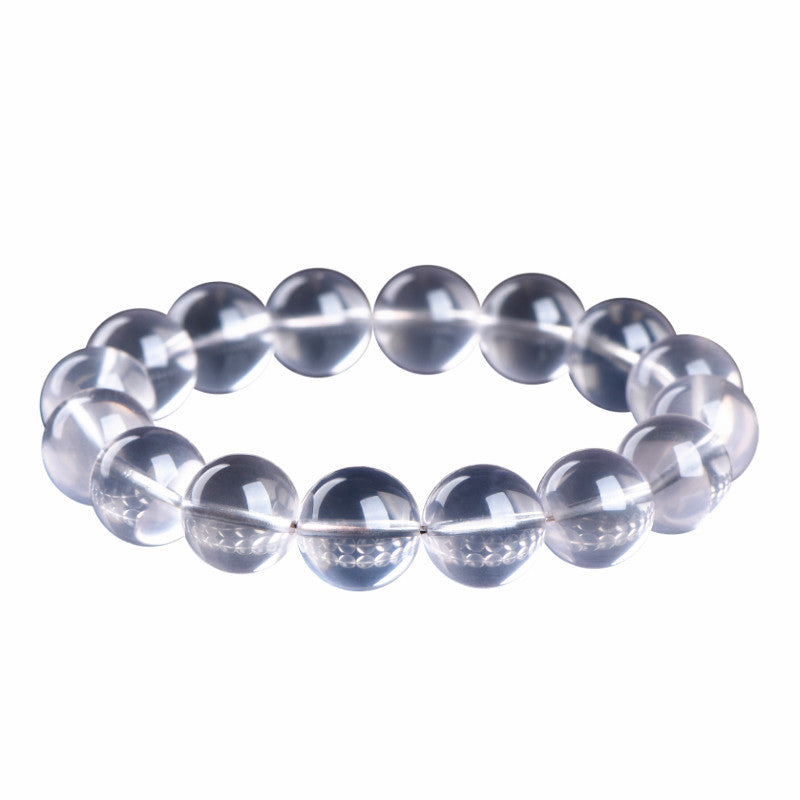 Bracelet Cristal de Roche "Amplificateur d’Énergie Pure" – Pierre de Clarté pour Equilibre Global