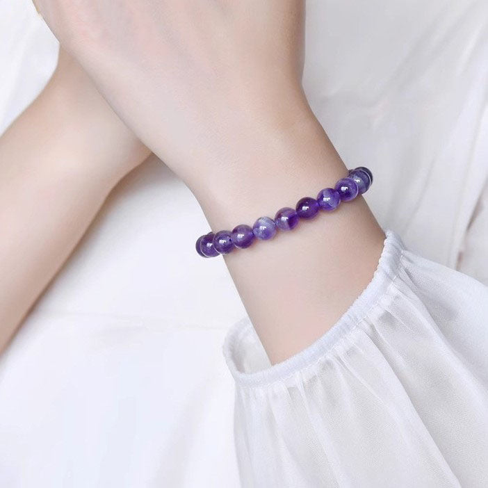 Bracelet en améthyste « Énergie »